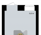 офис 32.82 кв м, этаж 1/10 Молодежная, 17