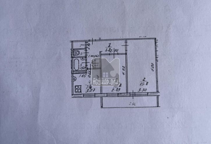 2-комн квартира Эшкинина, 22