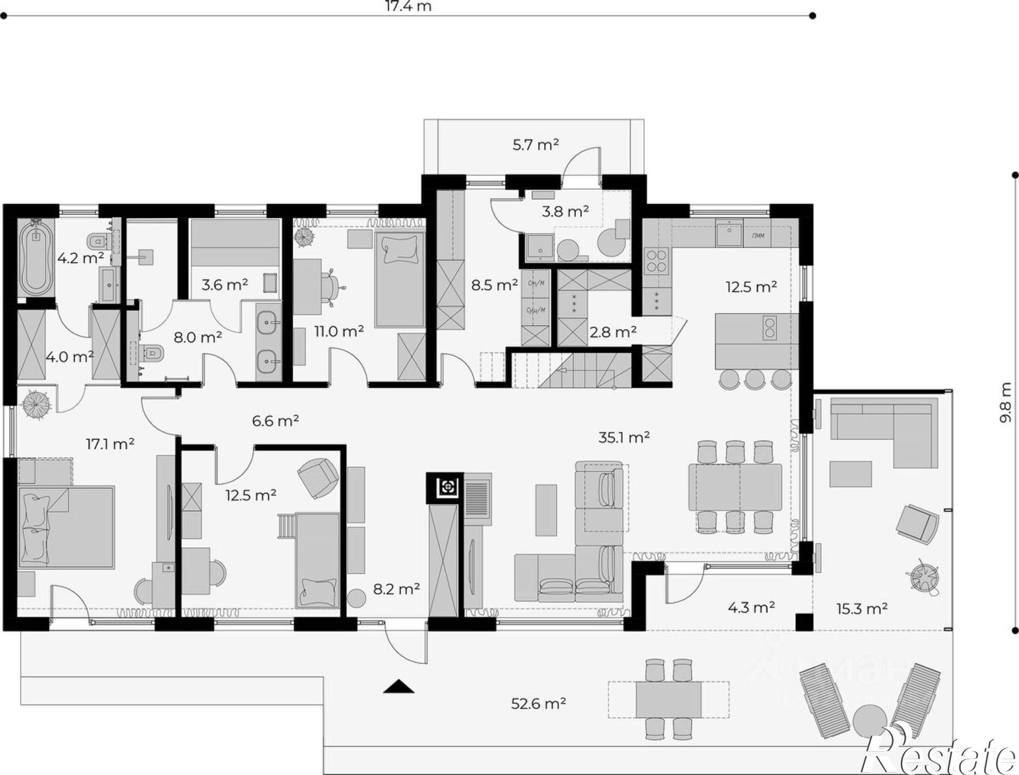 Купить дачу, дом, коттедж за 16 500 000 рублей на улица Мышино, 6