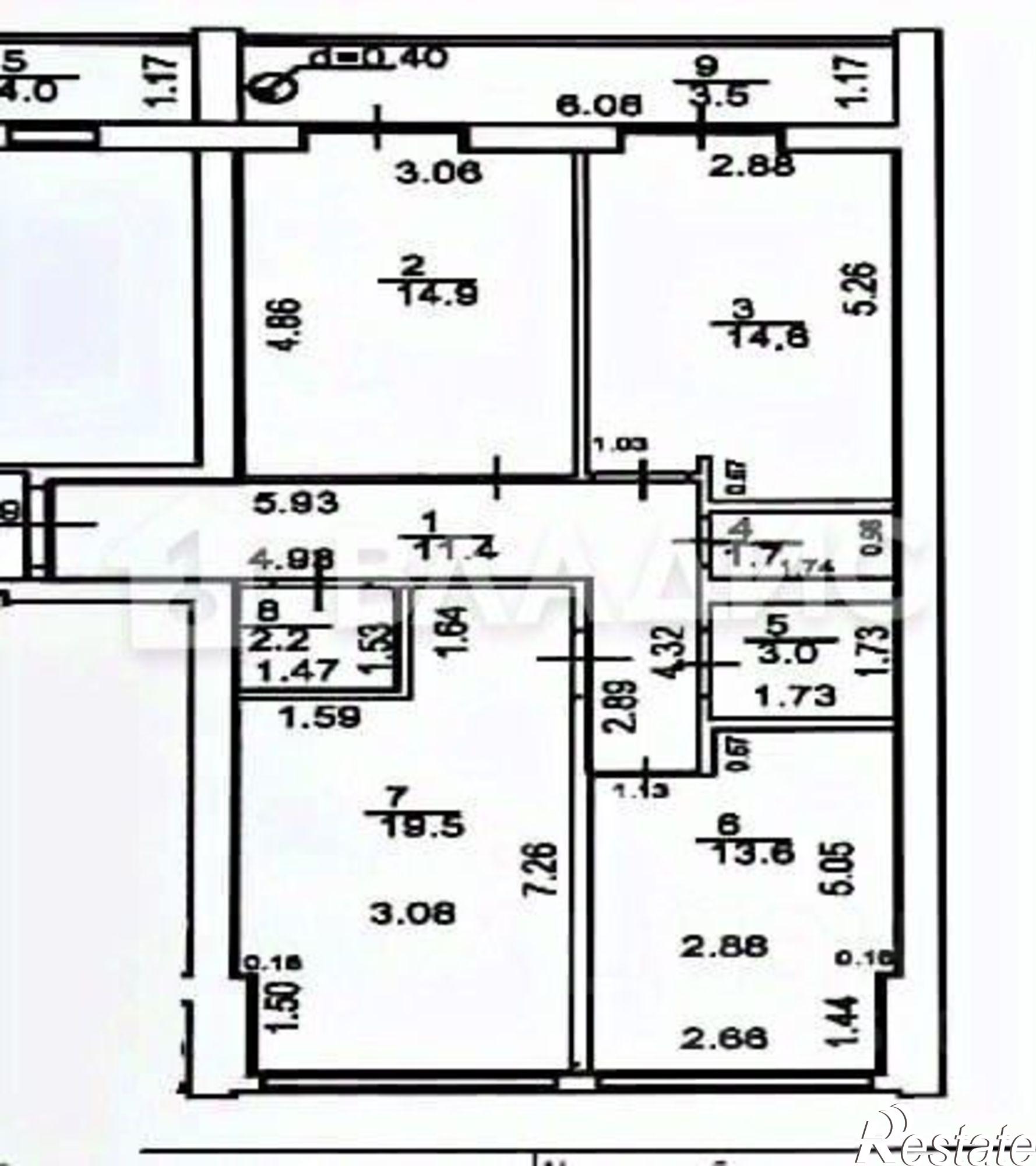 Купить квартиру за 11 500 000 рублей на ул Чернякова, 3