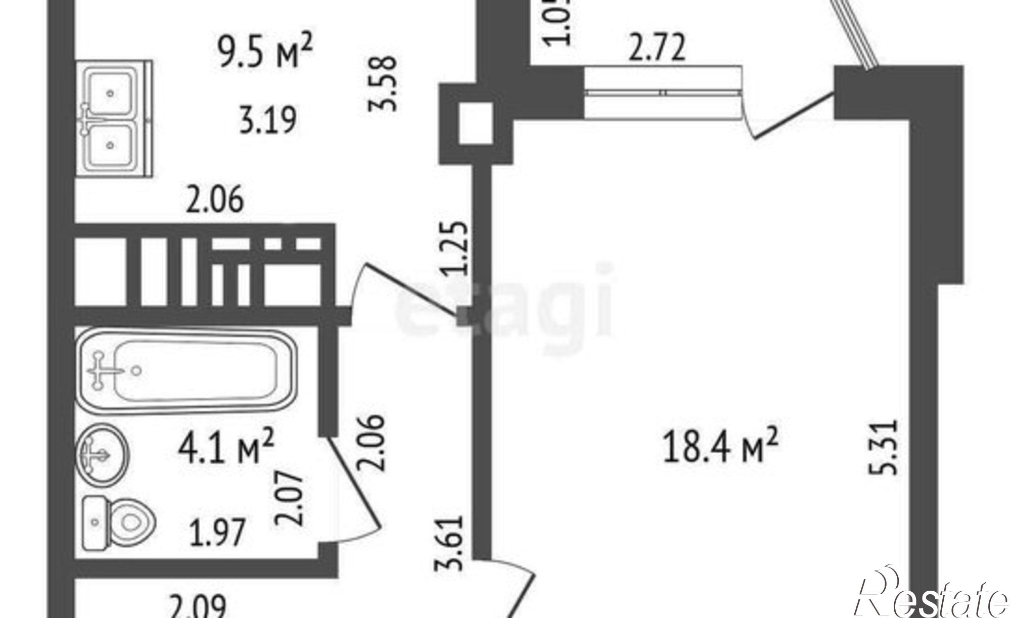 Купить квартиру за 5 250 000 рублей на улица Подольских Курсантов, 21А