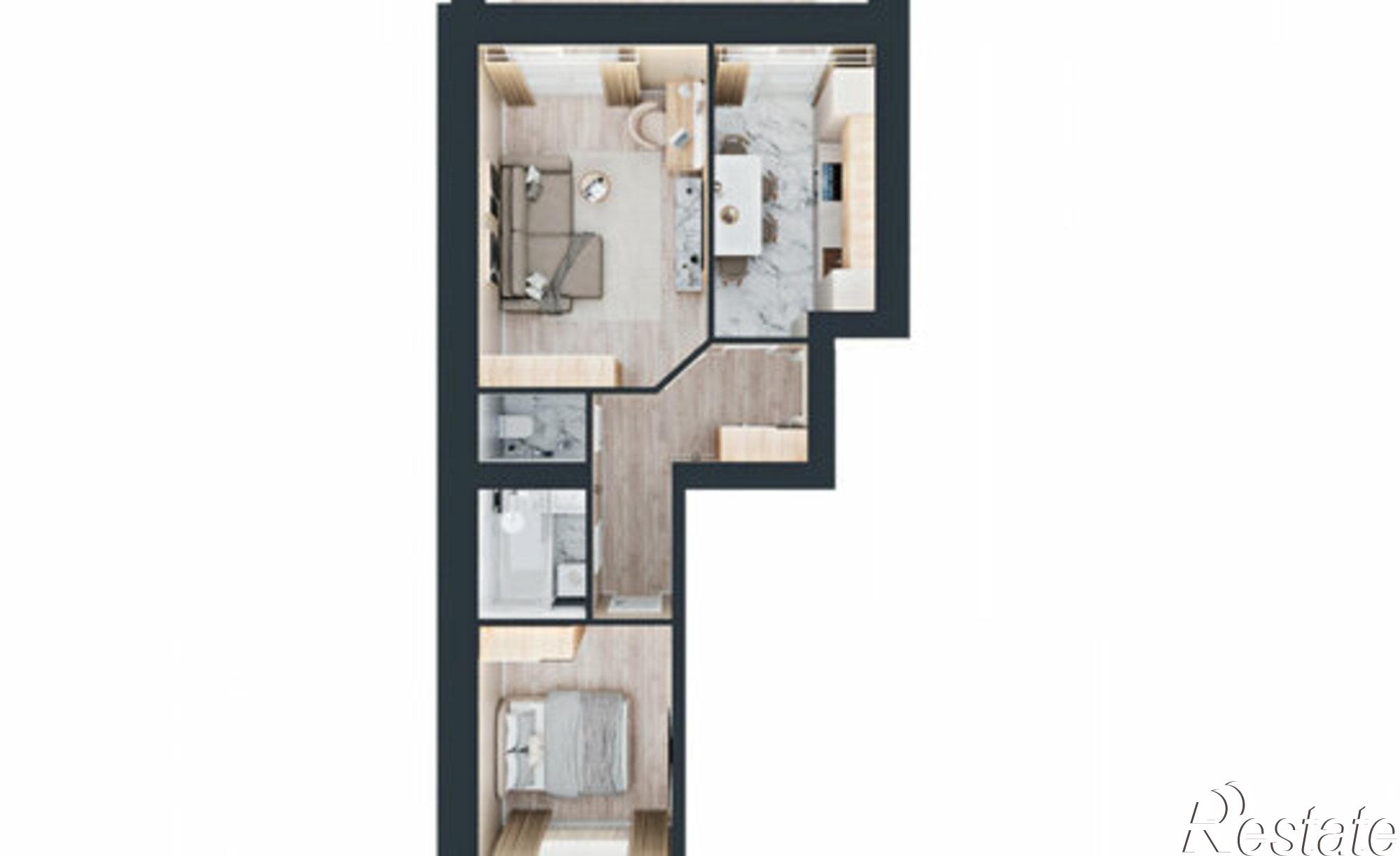 Купить квартиру за 4 988 000 рублей на ул Мира, 8