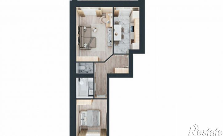 2-комн квартира ул Мира, 8,  д. 8