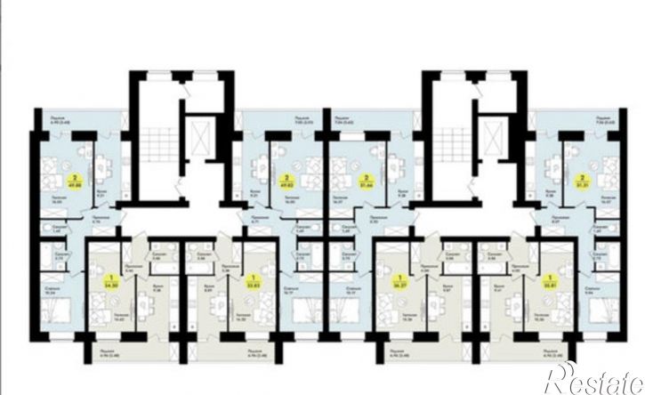 2-комн квартира ул Мира, 8,  д. 8