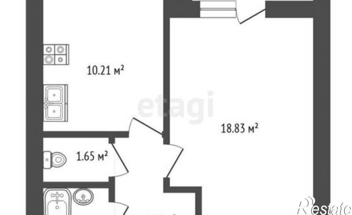 1-комн квартира Комсомольская улица, 86,  д. 86