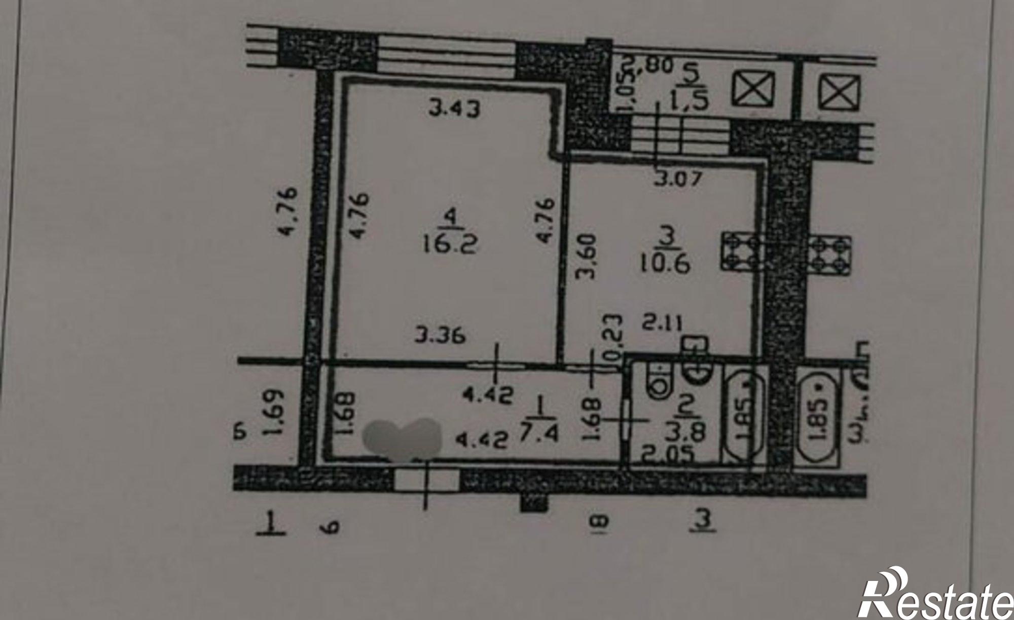Купить квартиру за 5 490 000 рублей на улица Павленко, 55