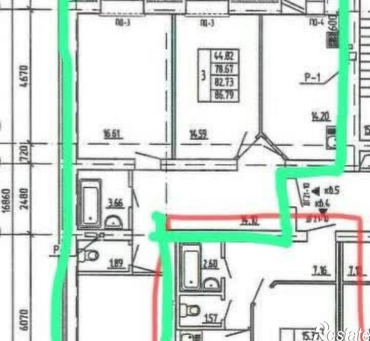 3-комн квартира улица Рябинина, 35,  д. 35