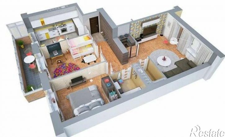 3-комн квартира улица Рябинина, 35,  д. 35