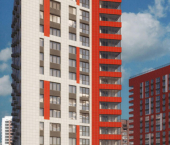 2-комн, 68 кв м, этаж 5/16 улица Панфилова, 34/1