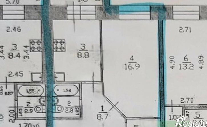 1-комн квартира ул Димитрова, 59а,  д. 59а