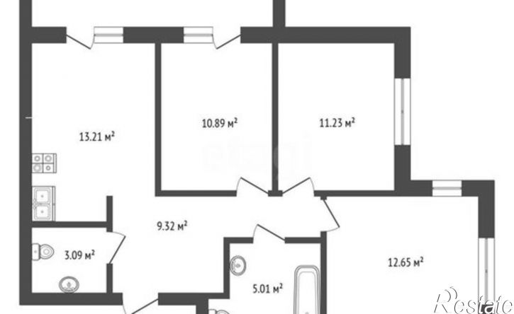 3-комн квартира бульвар Ураева, 8Б,  д. 8Б