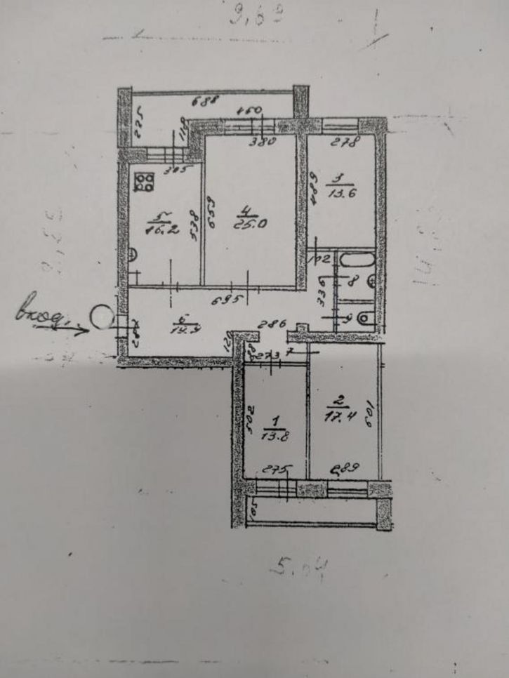4-комн квартира Волкова, 68