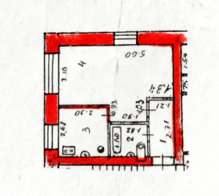 1-комн квартира Красноармейская, 94