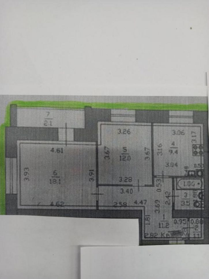 2-комн квартира Чкалова, 34