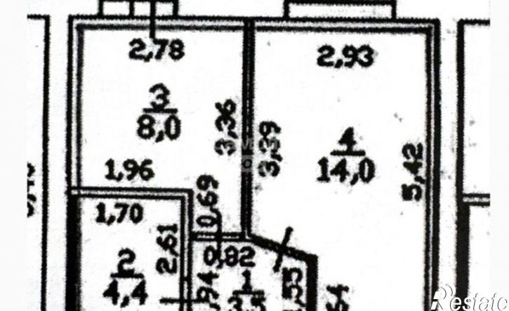 1-комн квартира ул Петрова, 32,  д. 32