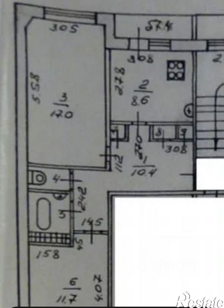 2-комн квартира улица Героев Сталинградской Битвы, 10А,  д. 10А