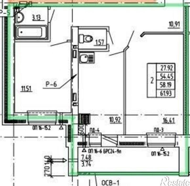 2-комн квартира ул Суворова, 8Д,  д. 8Д