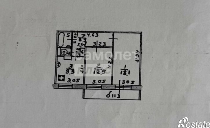 2-комн квартира ул Петрова, 22А,  д. 22А