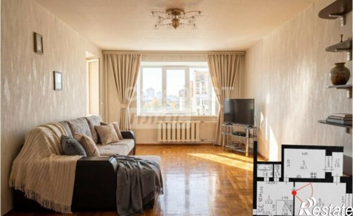 3-комн квартира ул Петрова, 12Б,  д. 12Б