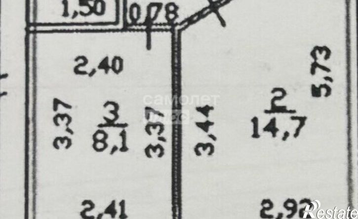 1-комн квартира ул Петрова, 32,  д. 32