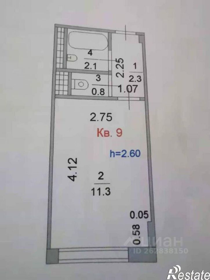 1-комн квартира улица Машиностроителей, 2А,  д. 2А