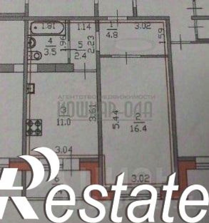 1-комн квартира улица Петрова, 28А,  д. 28А