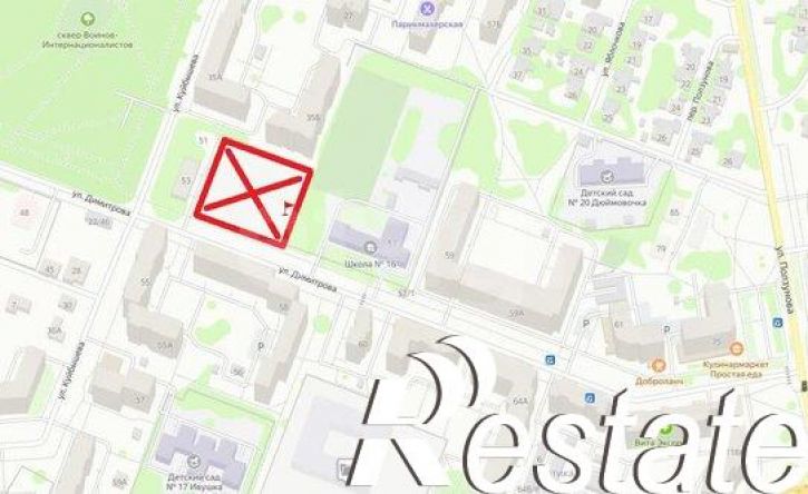 1-комн квартира улица Куйбышева, 35Б,  д. 35Б
