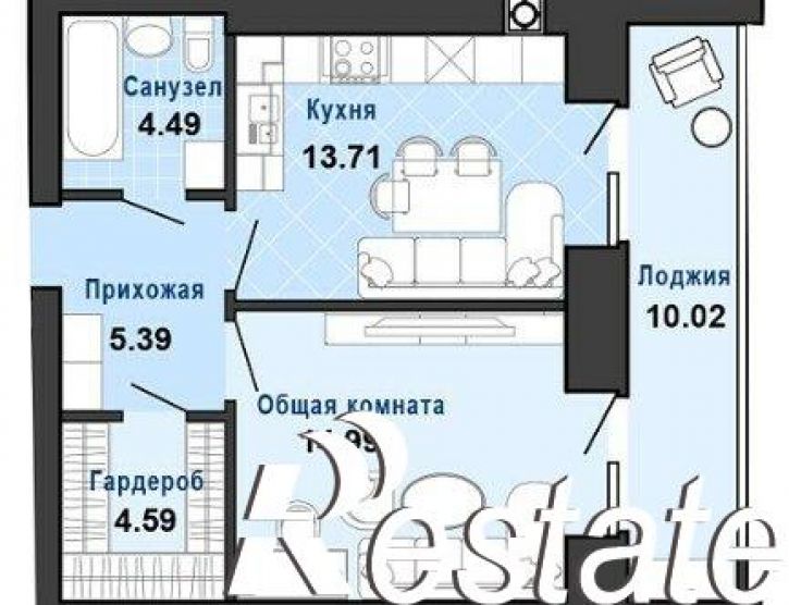 1-комн квартира в новом доме Советская улица, 88,  д. 88