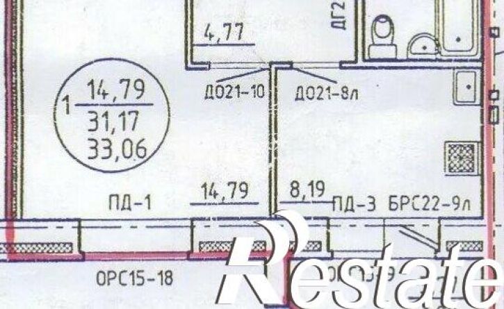 1-комн квартира Красноармейская улица, 95Б,  д. 95Б