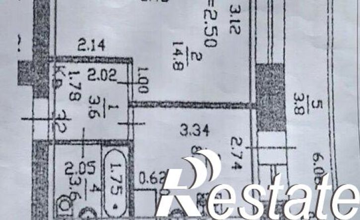 1-комн квартира улица Чернякова, 7Б,  д. 7Б