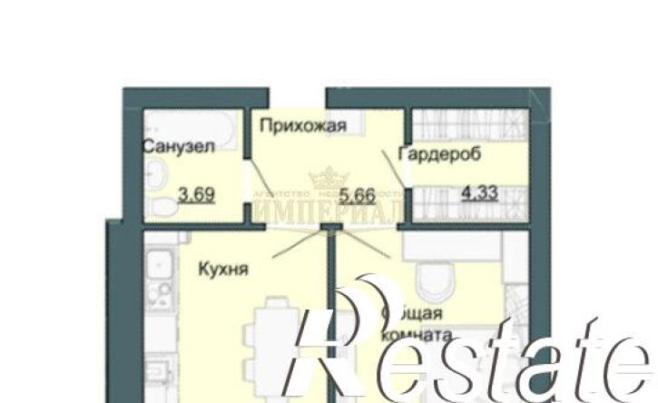 1-комн квартира бульвар Победы, 35,  д. 35